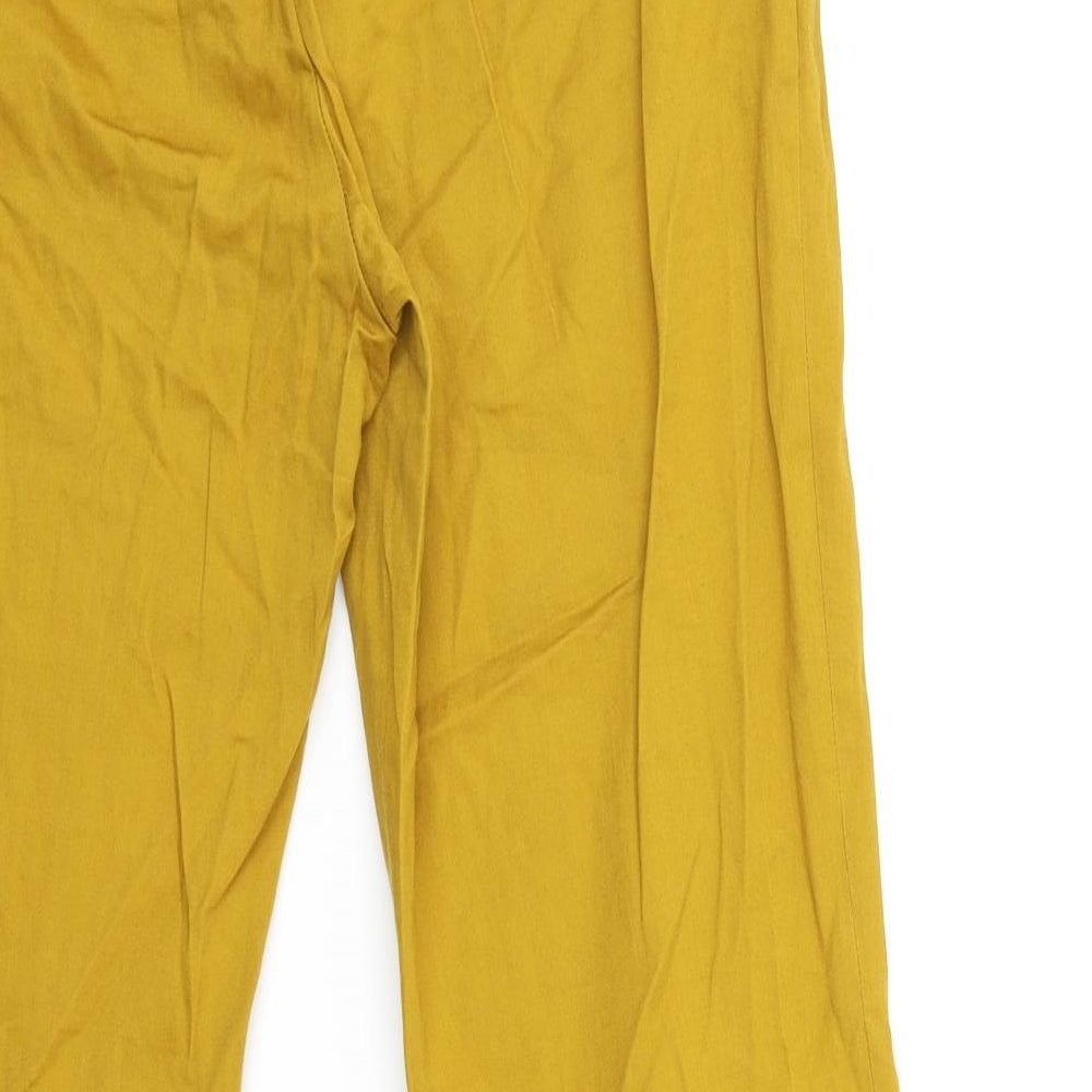 H&M Womens Brown Trousers Size 12 L26 in