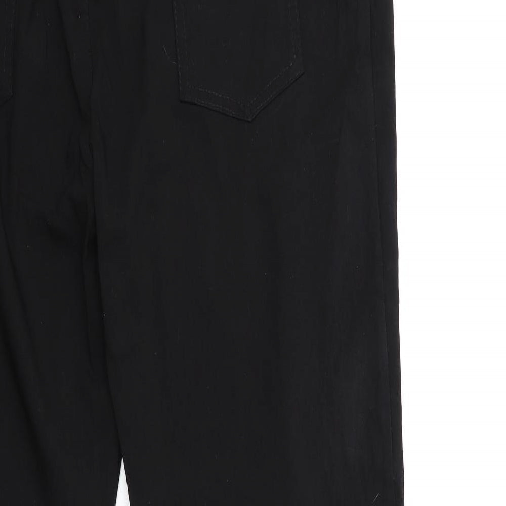 Preworn Womens Black Trousers Size XL L29 in