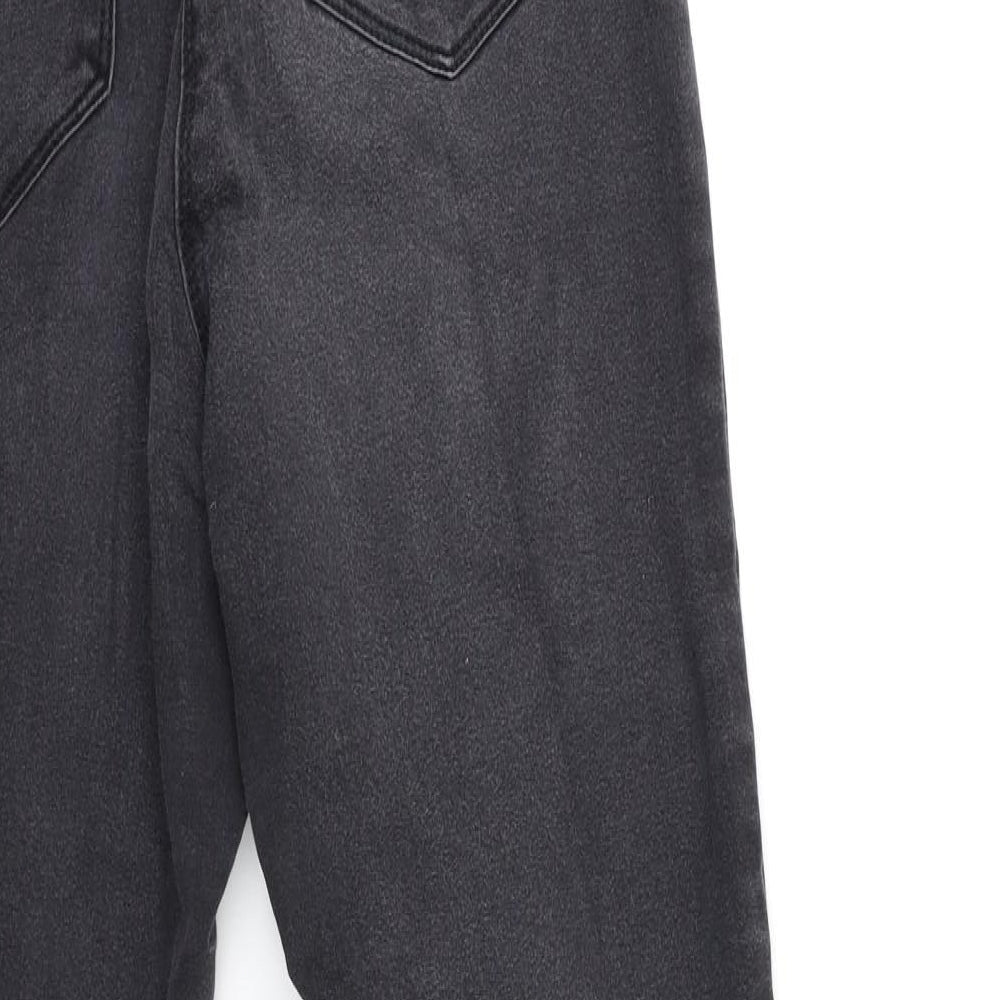 Papaya Womens Grey Denim Skinny Jeans Size 10 L26.5 in