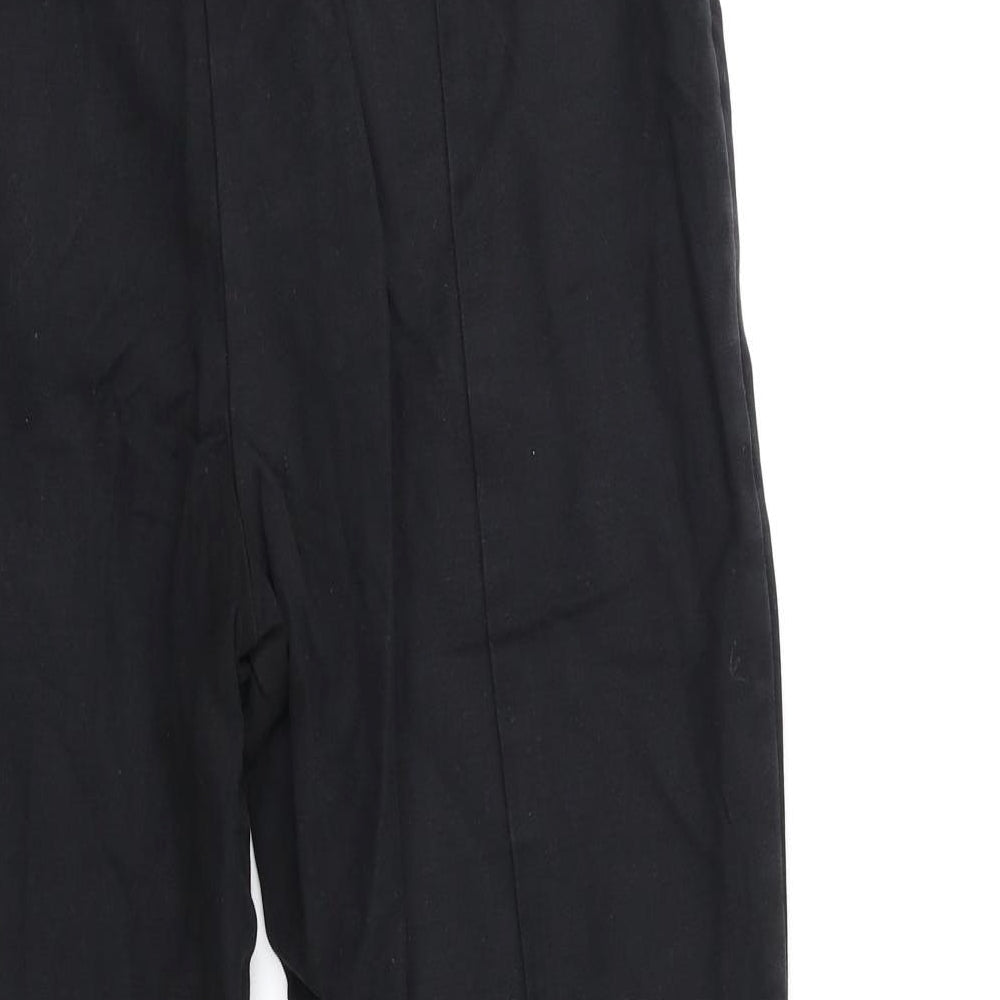Oasis Womens Black Trousers Size 12 L26 in