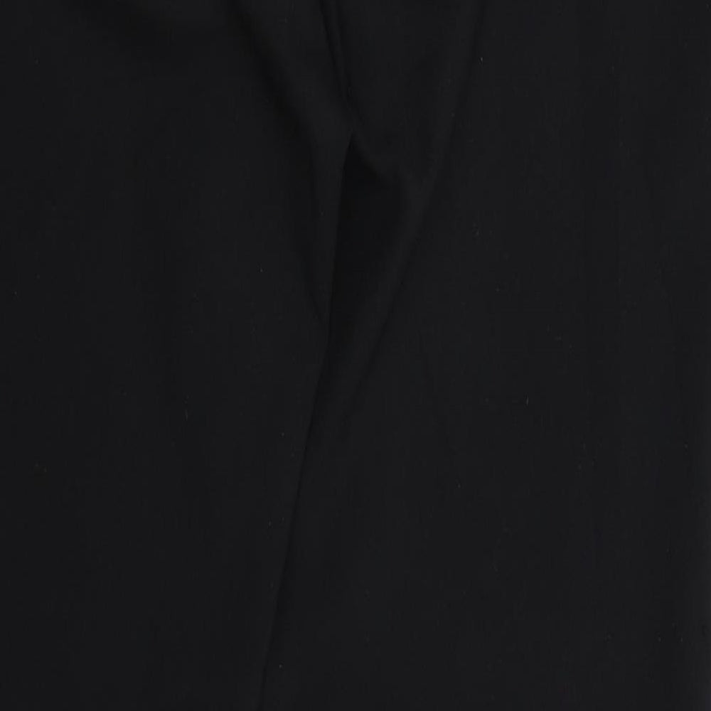 Preworn Womens Black Trousers Size 36 in L33 in
