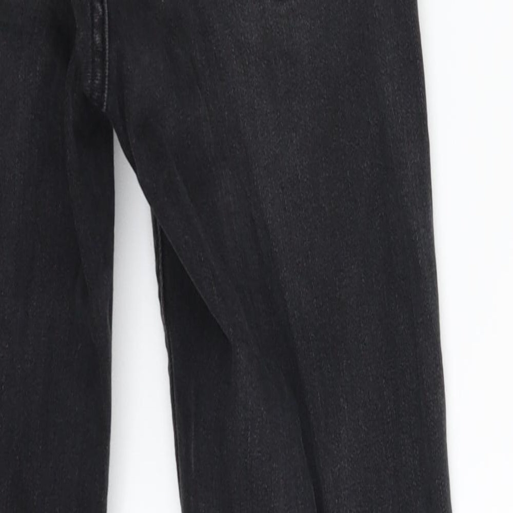 Denim Co Womens Black Denim Jegging Jeans Size 8 L27 in