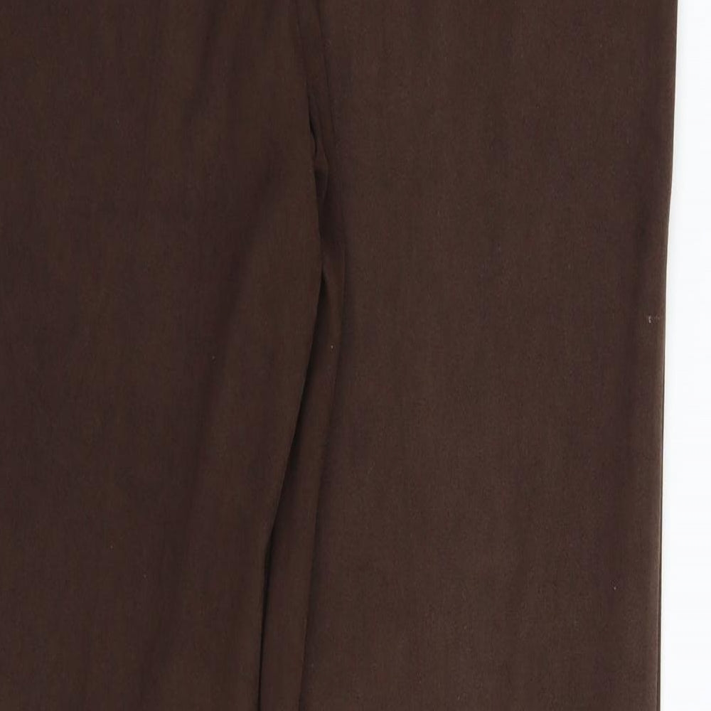 AMARANTO Womens Grey Trousers Size 12 L32 in