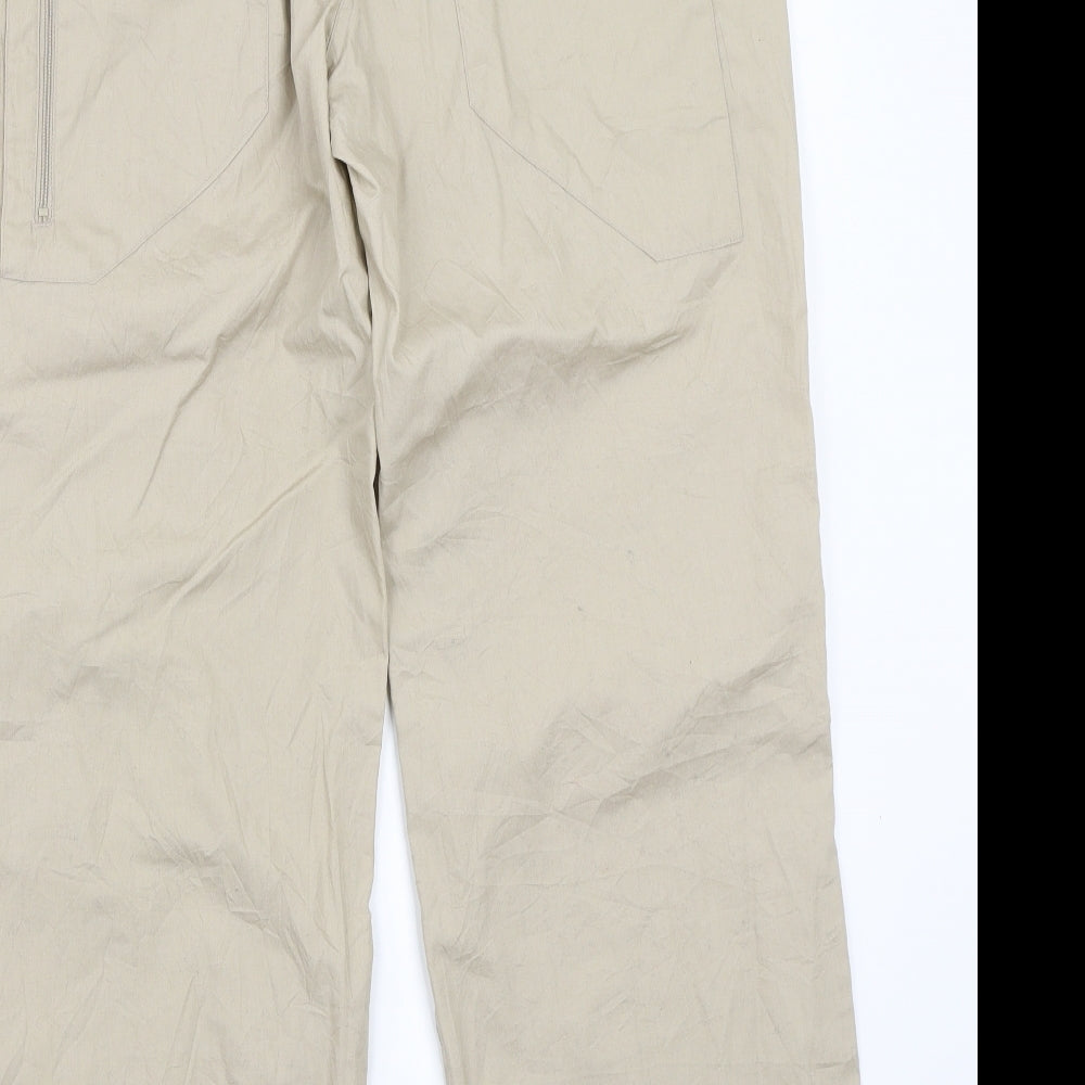 Joie de Vivre Womens Beige Trousers Size 14 L25 in