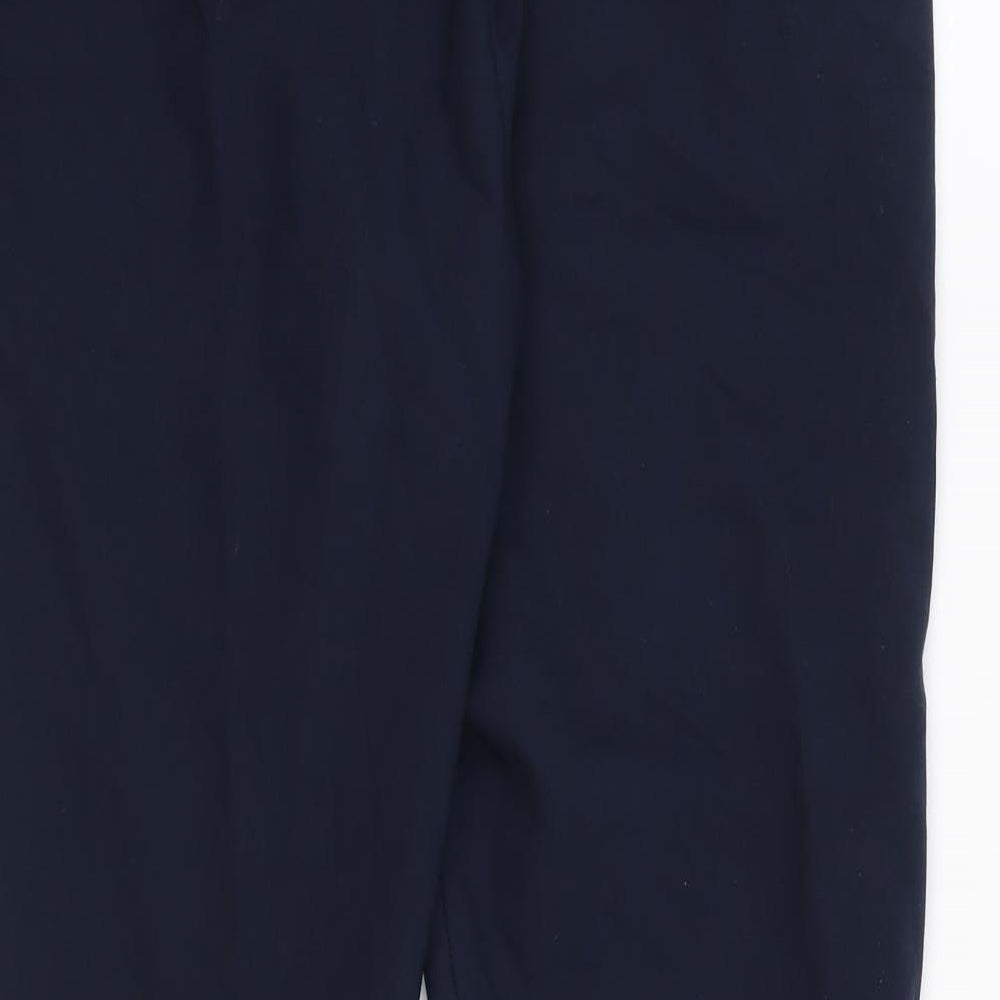 H&M Womens Blue Trousers Size 8 L25 in