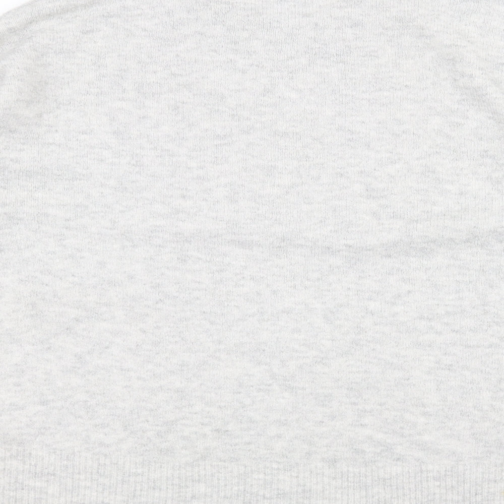 Primark Womens White Pullover Jumper Size M
