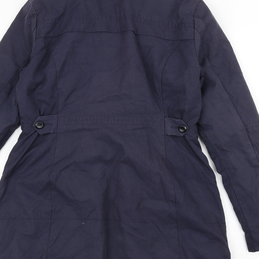 NEXT Womens Blue Pea Coat Coat Size 8