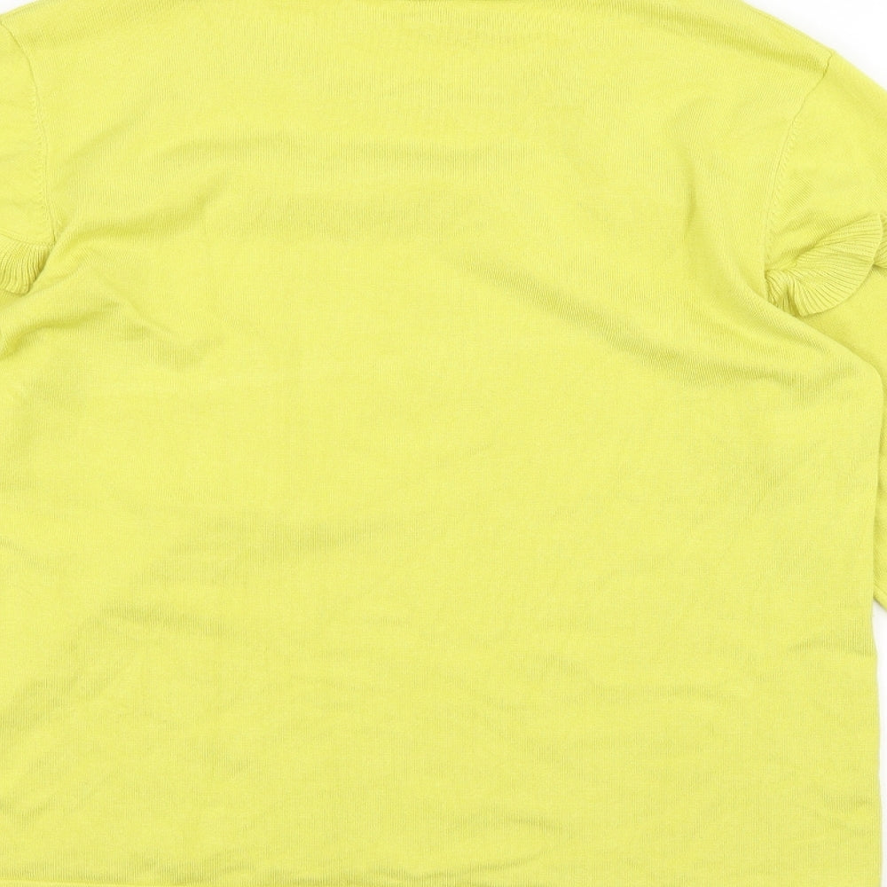 Stock shop Womens Yellow Basic T-Shirt Size L