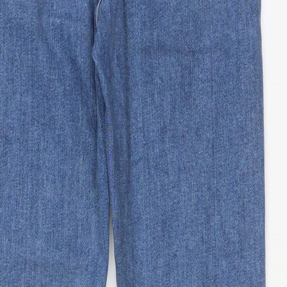 ASOS Womens Blue Denim Straight Jeans Size 32 in L32 in