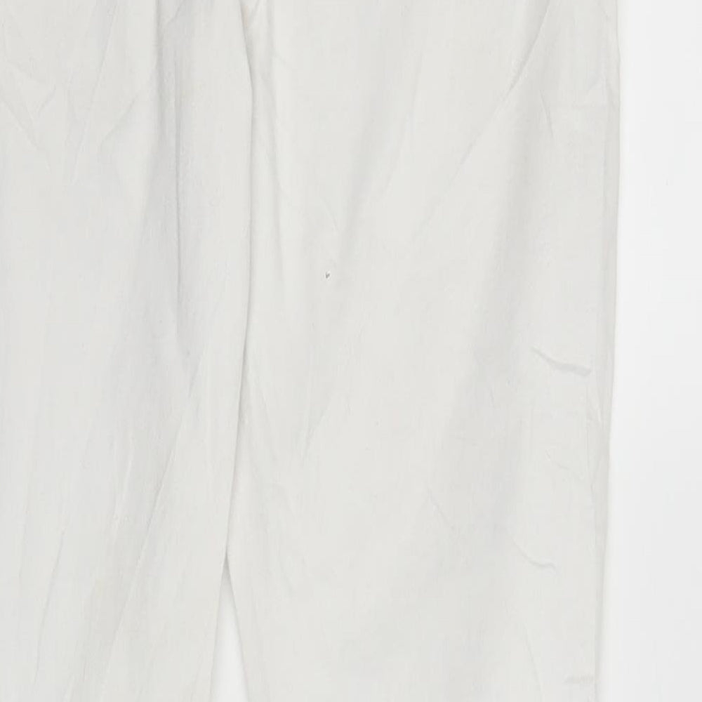 Goodies Womens White Denim Straight Jeans Size 10 L27 in