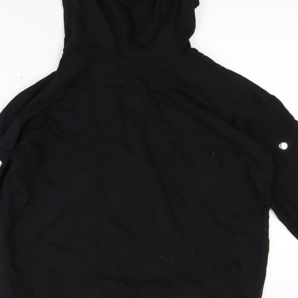 Select Womens Black Pullover Hoodie Size 8