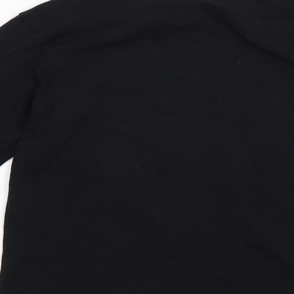 George Boys Black Basic T-Shirt Size 8-9 Years - Game squad