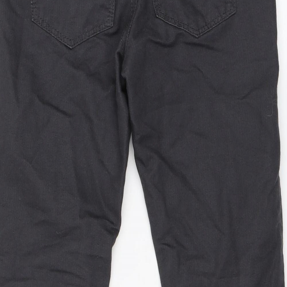 Denim and Co Girls Grey Chino Trousers Size 6-7 Years