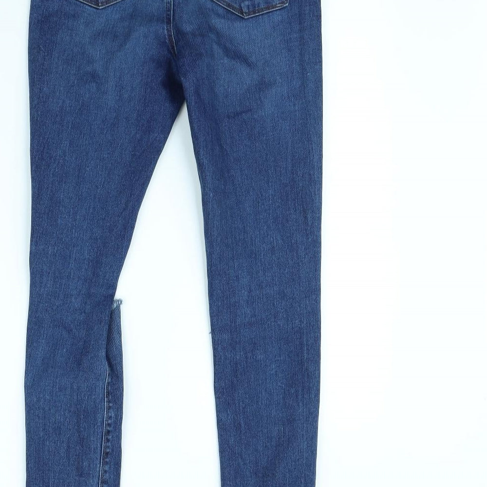 Miss Denim Womens Blue Skinny Jeans Size 10 L30 in