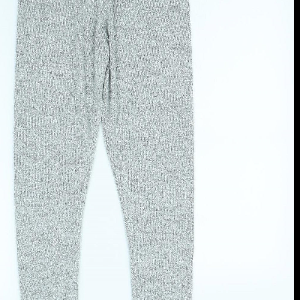 Glamour Babe Womens Silver Jegging Trousers Size S L29 in