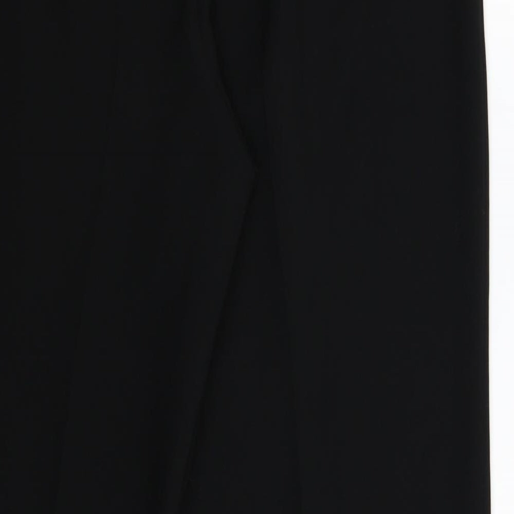 Marks and Spencer Womens Black Trousers Size 16 L28 in