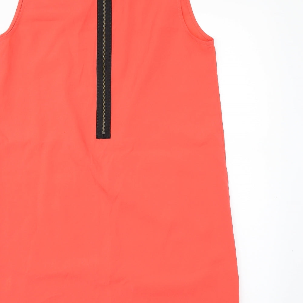 Topshop Womens Orange Mini Size 10
