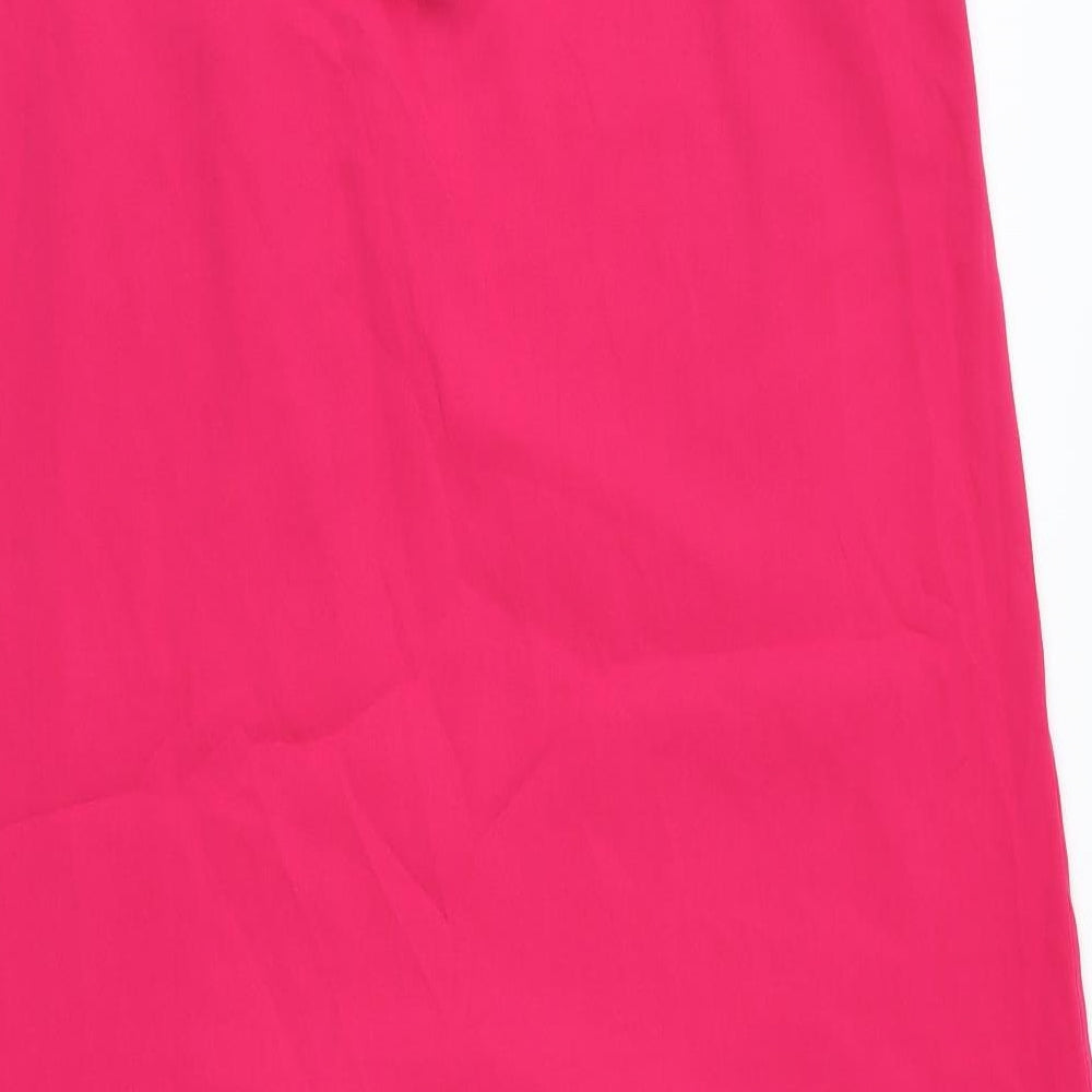Vera Moda Womens Pink Camisole Blouse Size M - Dipped hem
