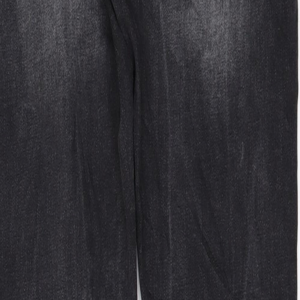 Denim & Co. Womens Black Denim Skinny Jeans Size 10 L31 in
