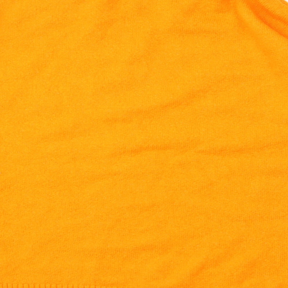 Star Womens Orange Pullover Jumper Size 14
