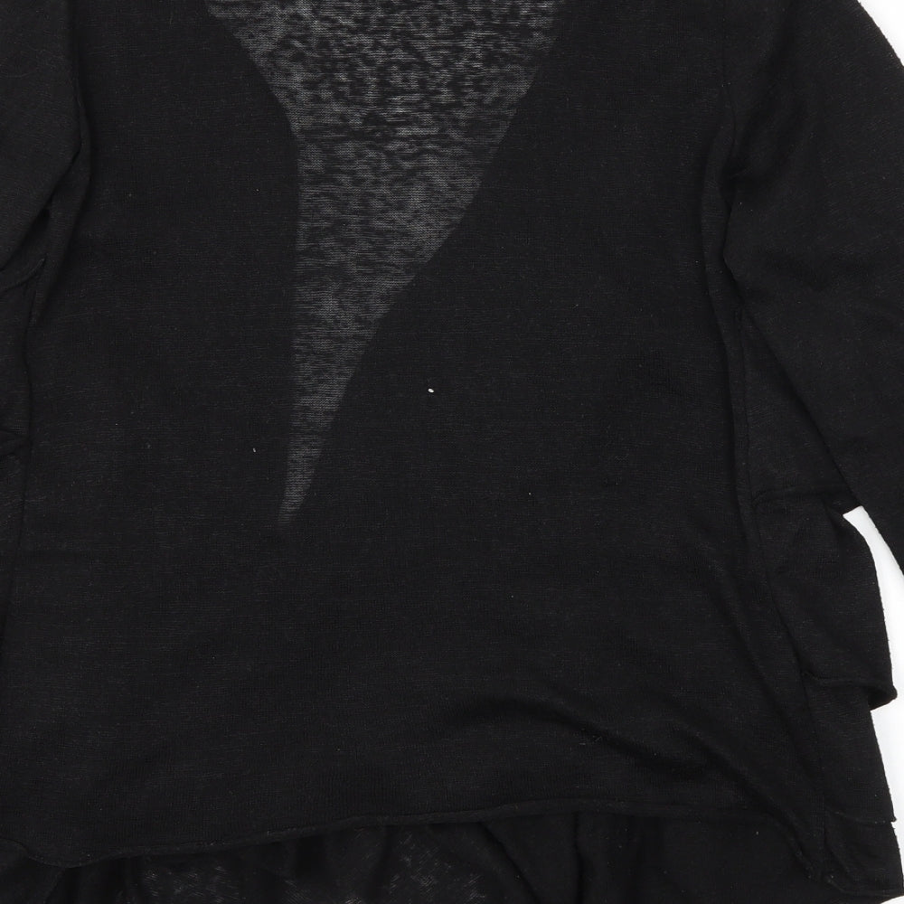 Miso Womens Black Cardigan Jumper Size 12
