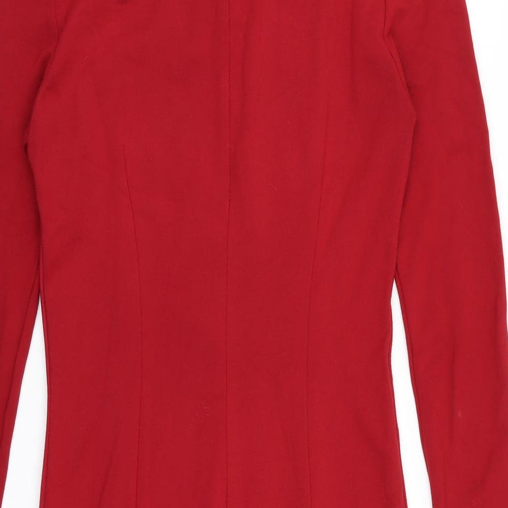 Philosophy Womens Red Pencil Dress Size S
