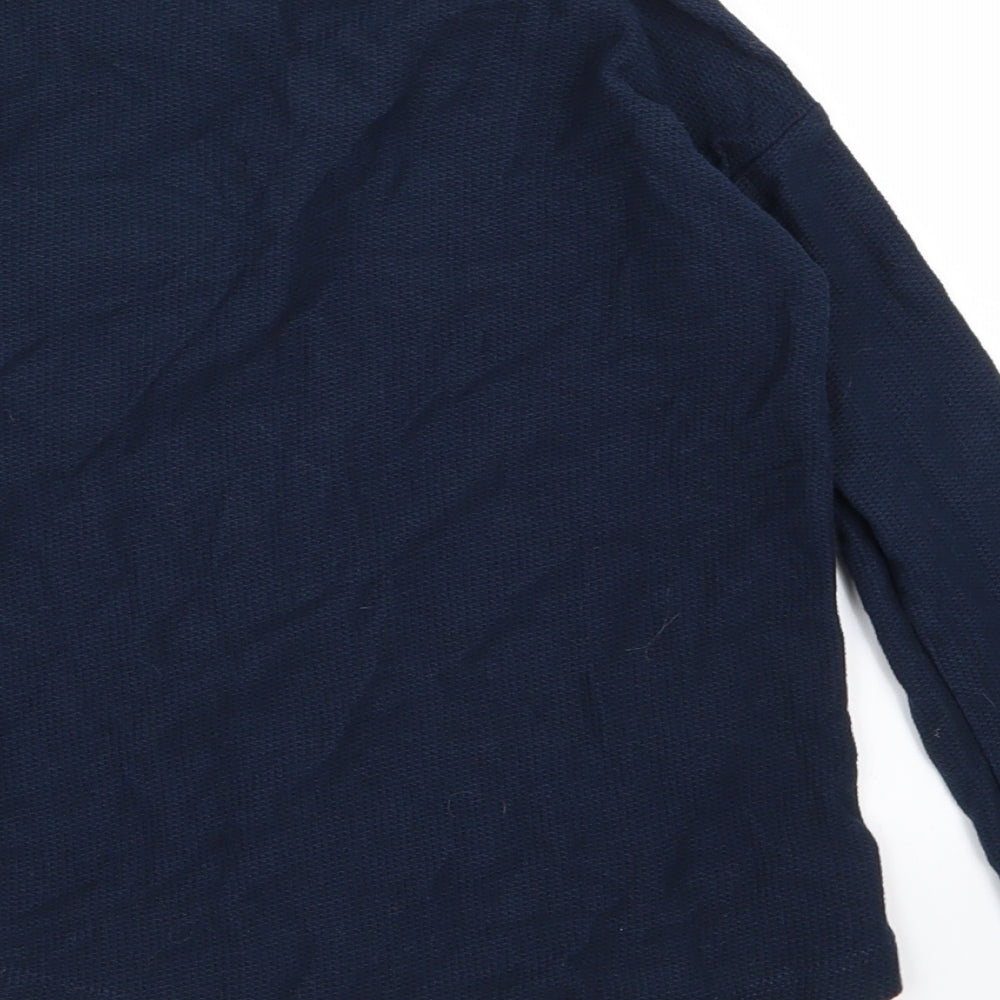NEXT Girls Blue Basic T-Shirt Size 3-4 Years