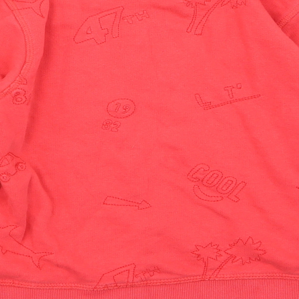 NEXT Boys Red Pullover Jumper Size 3-4 Years
