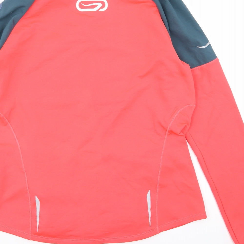 DECATHLON Womens Pink Full Zip Jumper Size 10