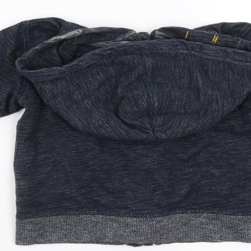 H&M Boys Blue Full Zip Hoodie Size 3-4 Years