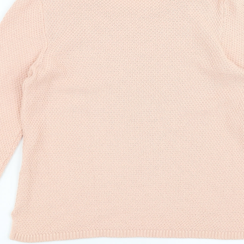 Collection Pimkie Womens Pink Pullover Jumper Size S