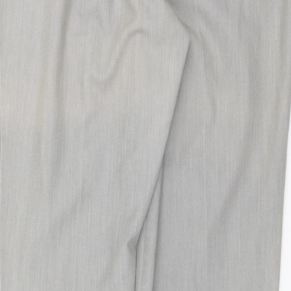 ASOS Womens Grey Trousers Size 10 L28 in