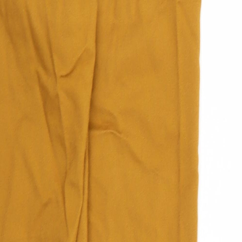 H&M Womens Brown Jegging Trousers Size 8 L29 in