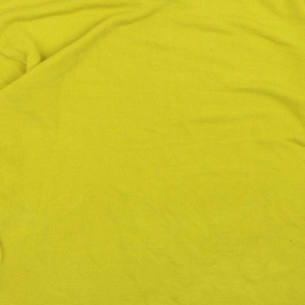 PEP&CO Womens Yellow Knit Pullover Jumper Size 8