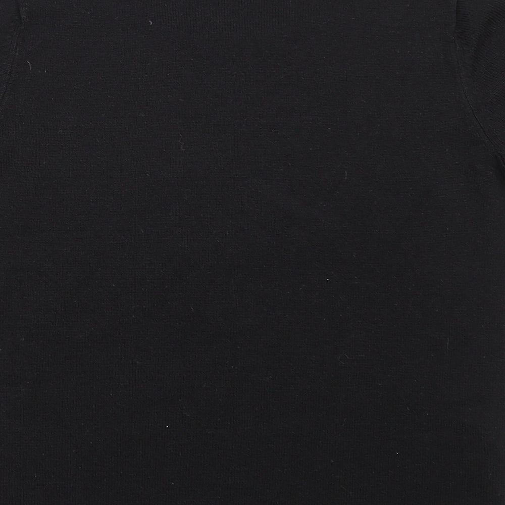 Papaya Womens Black Knit Pullover Jumper Size 8