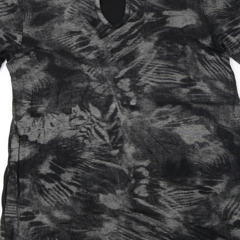 dolls Womens Black Basic Blouse Size M