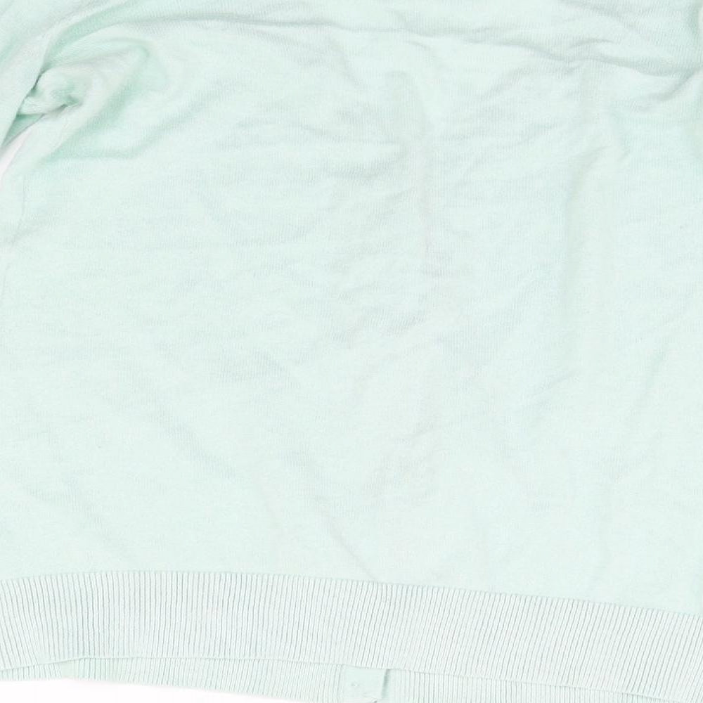 FOREVER 21 Womens Green Cardigan Jumper Size S