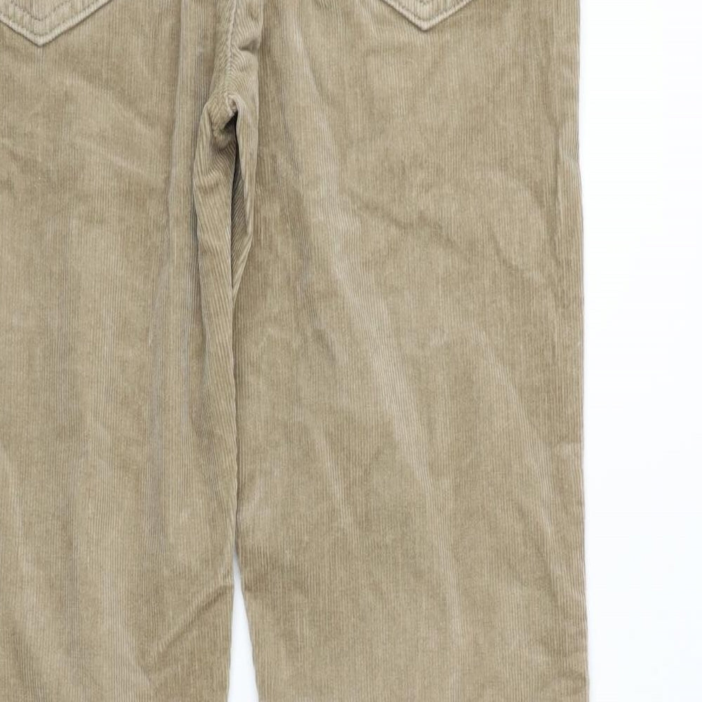 mk Womens Beige Trousers Size 12 L28 in