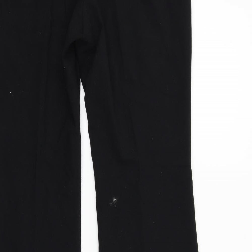 Marks and Spencer Womens Black Trousers Size 30 in L29 in