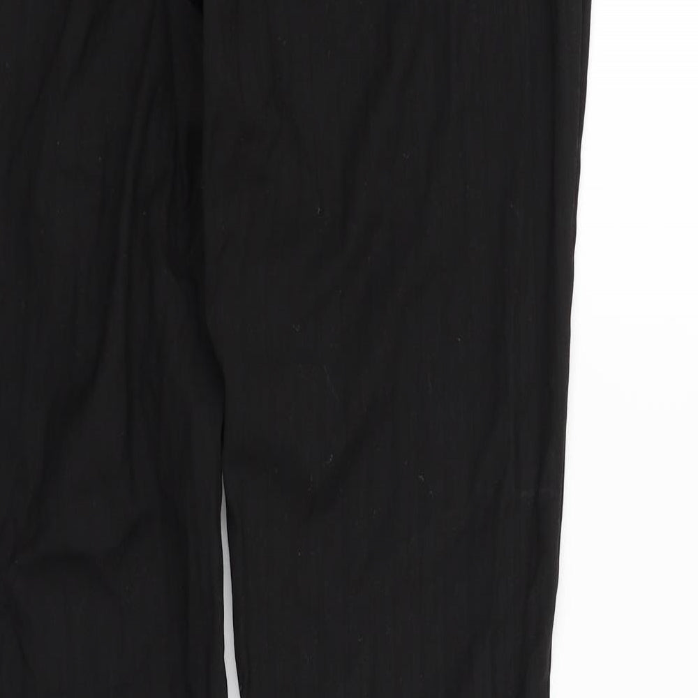 River Island Womens Black Trousers Size 10 L30 in