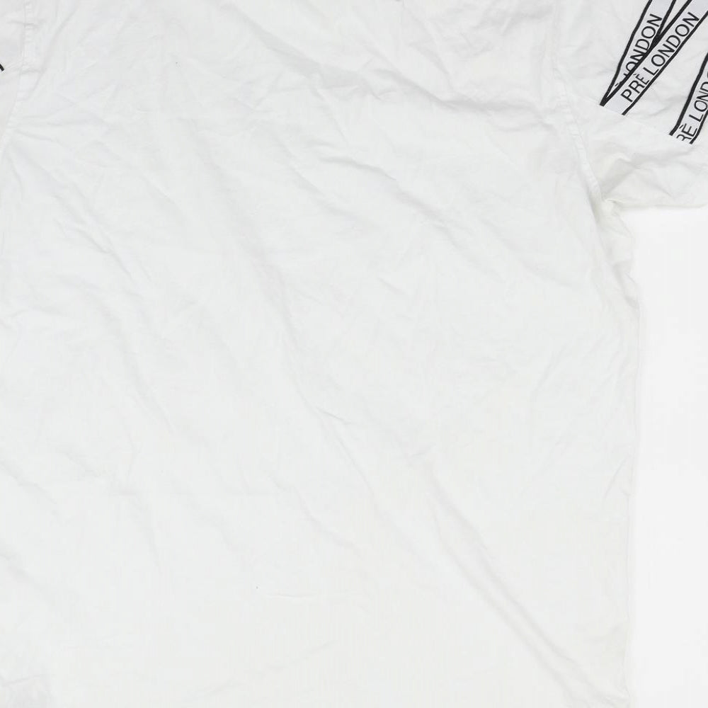 pre Womens White Basic T-Shirt Size XL