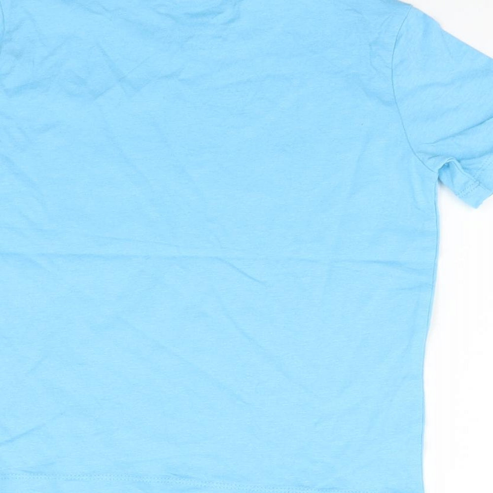 H&M Boys Blue Basic T-Shirt Size 5-6 Years