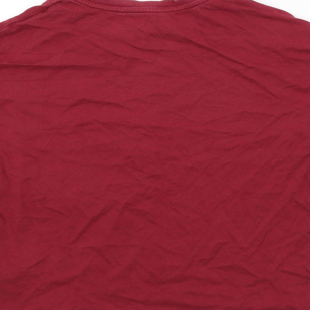 NEXT Girls Red Basic T-Shirt Size 8 Years