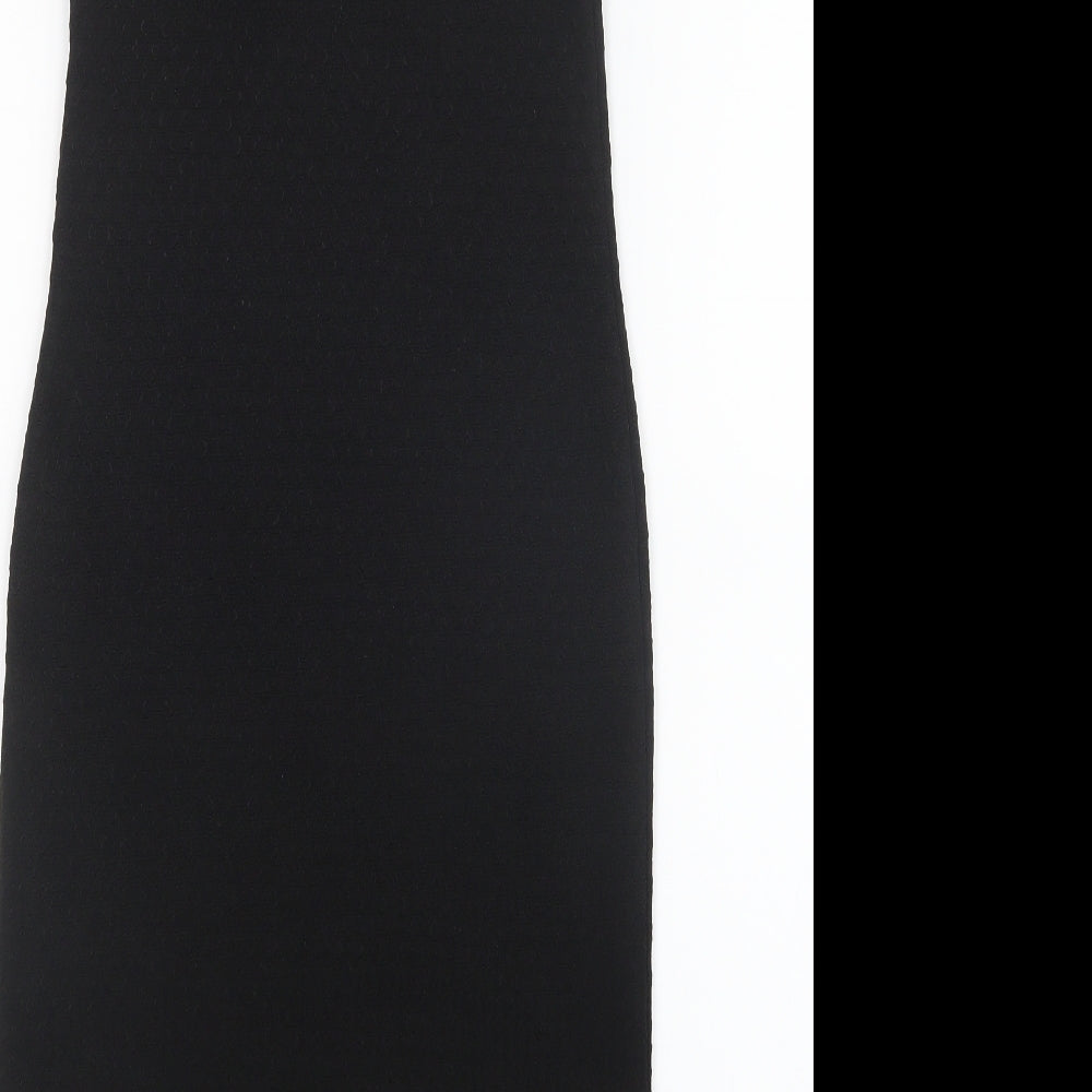 Kiah Womens Black Shirt Dress Size 10