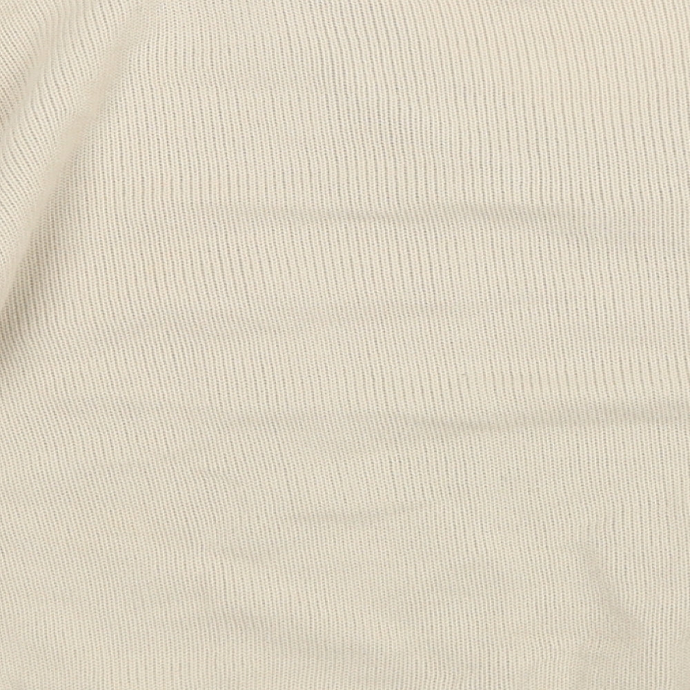 I SAW IT FIRST Womens Beige Knit Pullover Jumper Size M