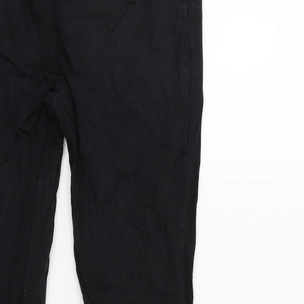 H&M Womens Black Trousers Size 10 L26 in