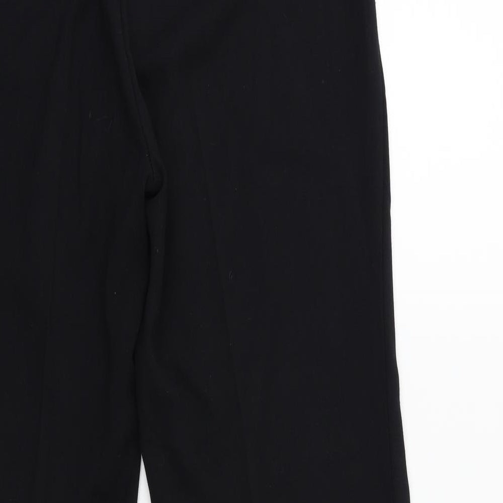 Et Vous Womens Black Trousers Size 14 L29 in