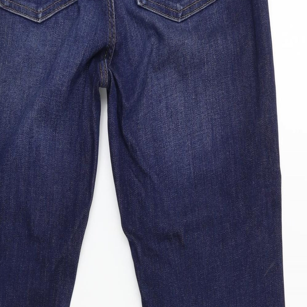Preworn Womens Blue Denim Straight Jeans Size 32 in L27 in