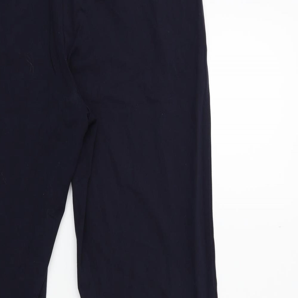 Marks and Spencer Womens Blue Trousers Size 14 L29 in