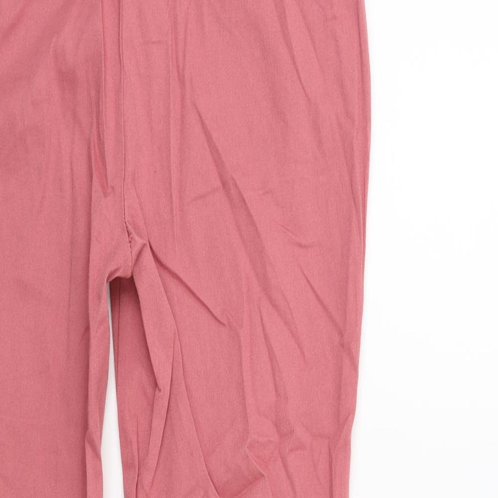 Primark Womens Pink Trousers Size 10 L25 in